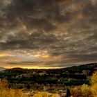 Sonnenuntergang in den Vogesen. Gerardmer