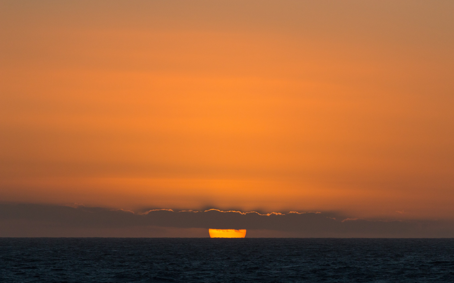 Sonnenuntergang in der Antarktis