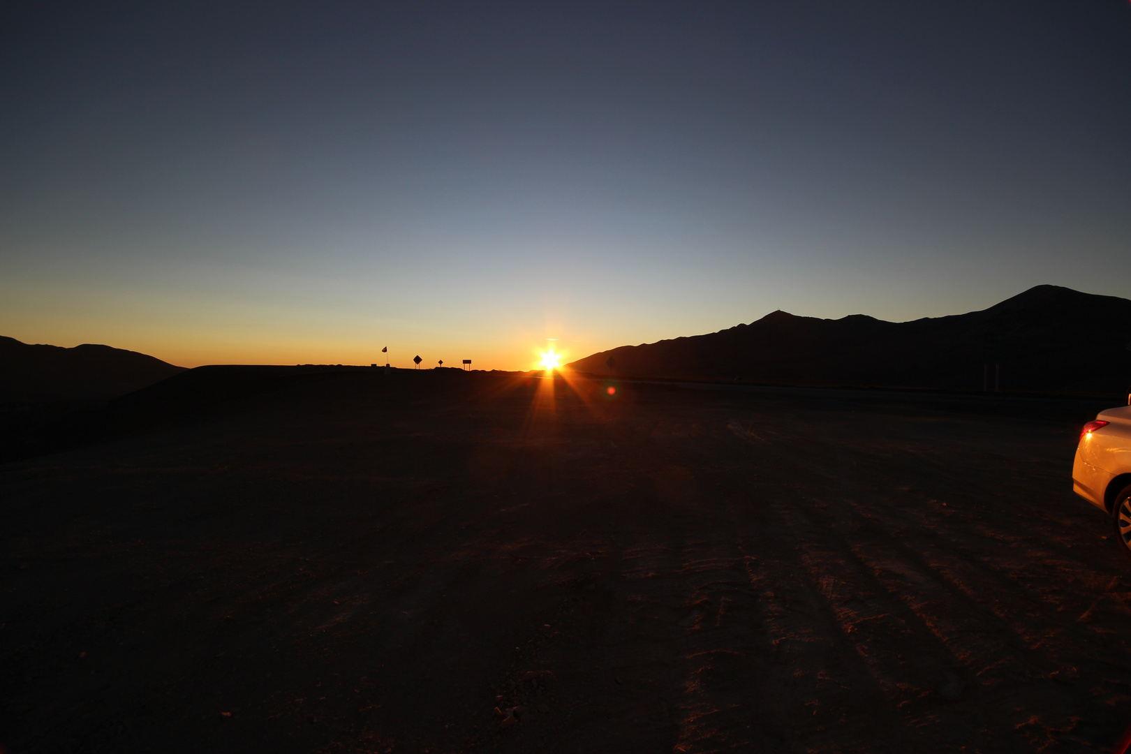 Sonnenuntergang in der Atacama