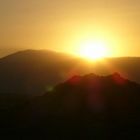 Sonnenuntergang in der Atacamawüste