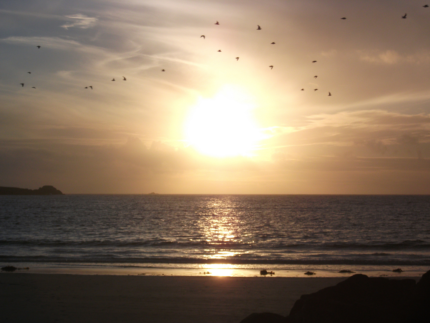 Sonnenuntergang in der Bretagne