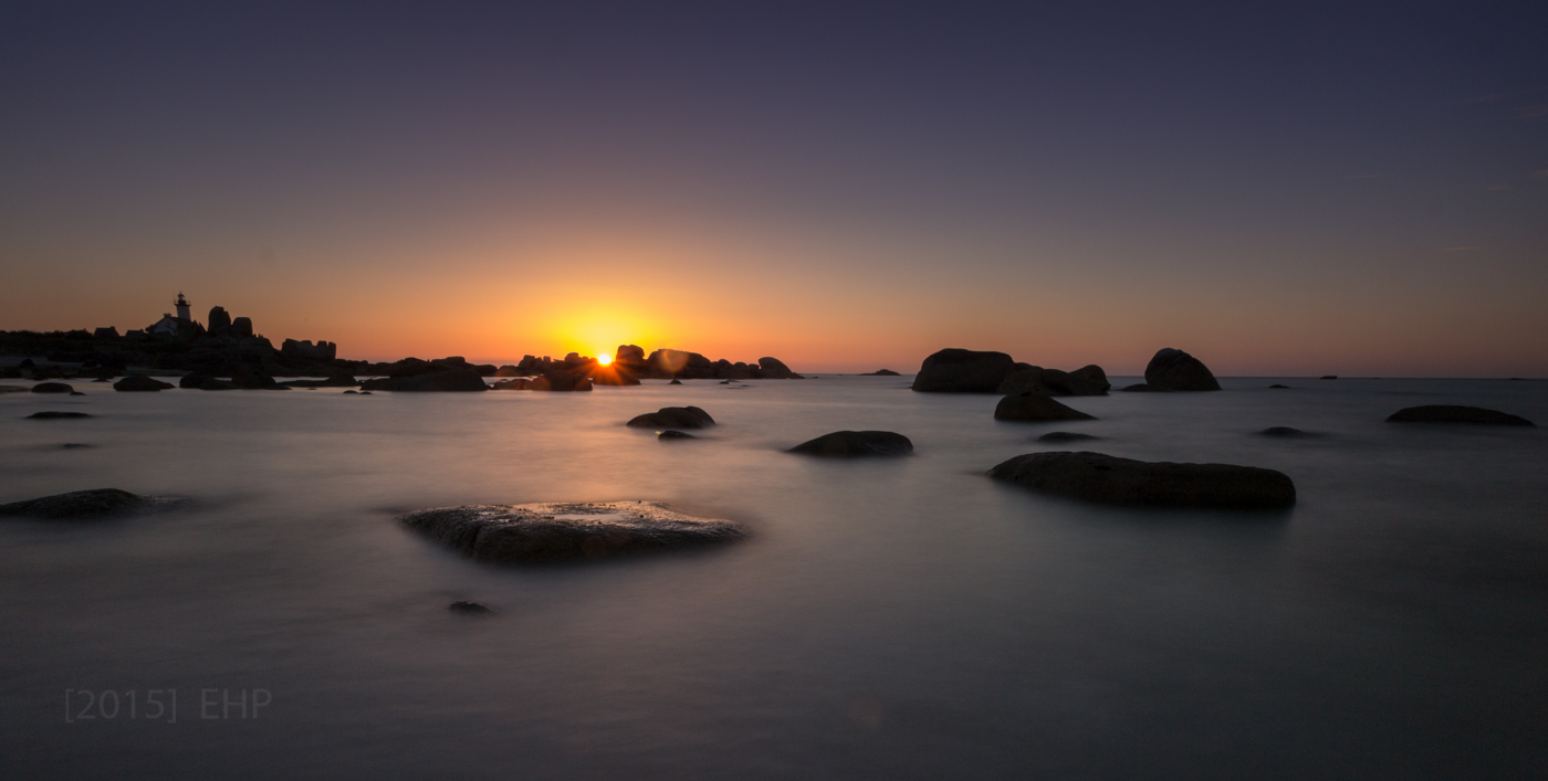 Sonnenuntergang in der Bretagne