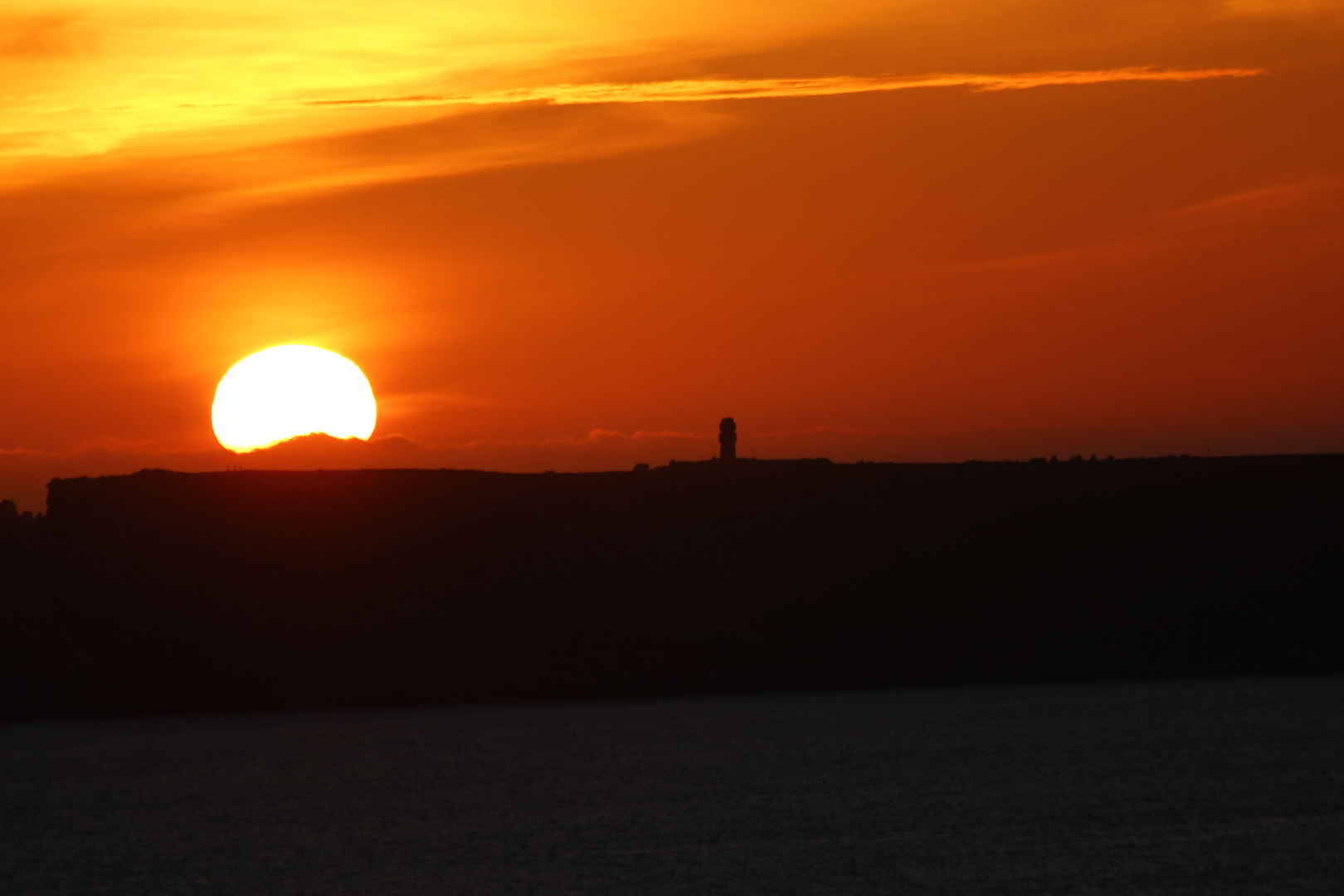 Sonnenuntergang in der Bretagne