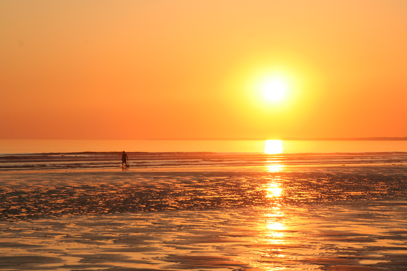 Sonnenuntergang in der Bretagne