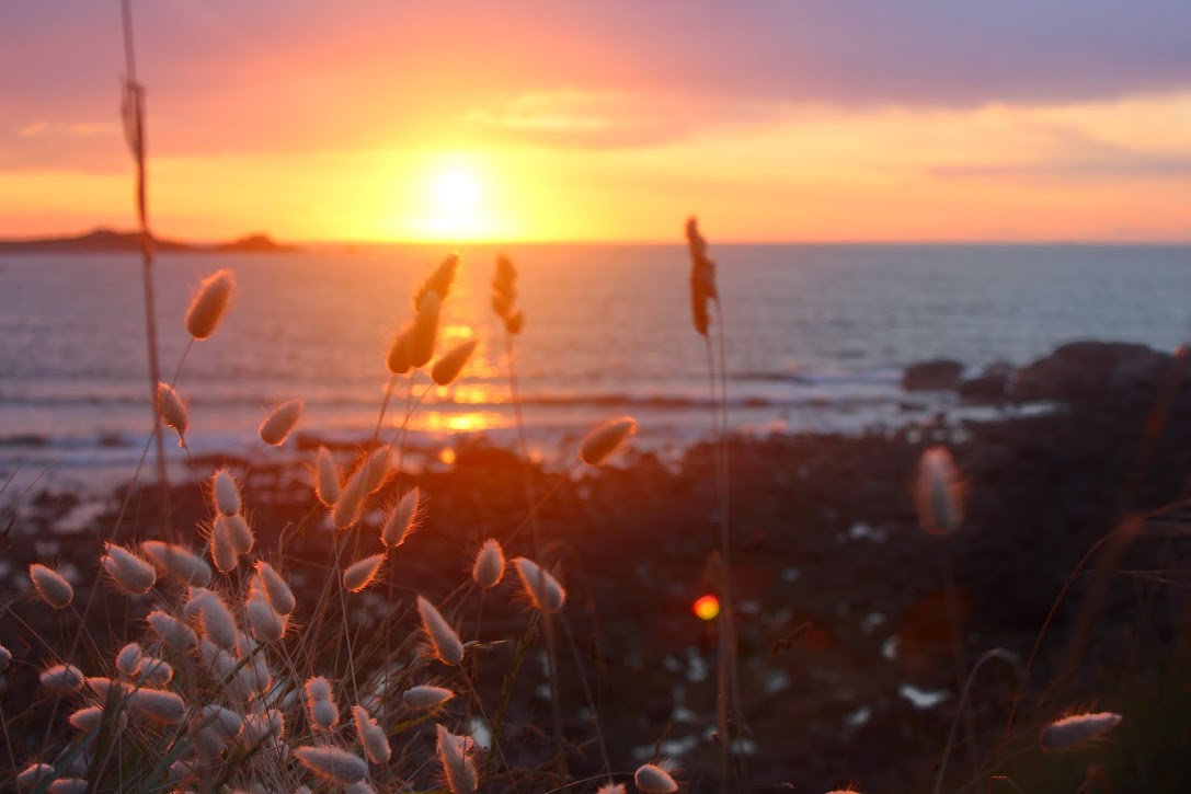 Sonnenuntergang in der Bretagne