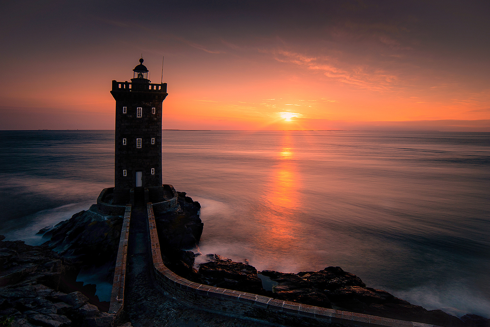 Sonnenuntergang in der Bretagne