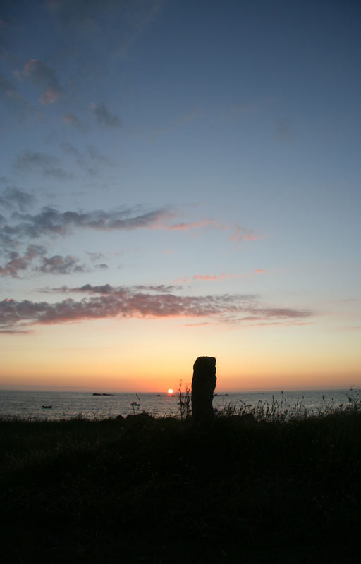 Sonnenuntergang in der Bretagne