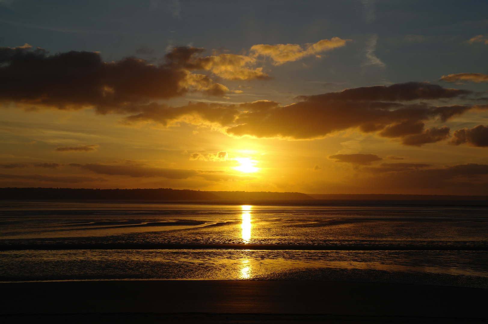 Sonnenuntergang in der Bretagne