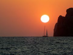 Sonnenuntergang in der Bucht von Paguera (Mallorca)