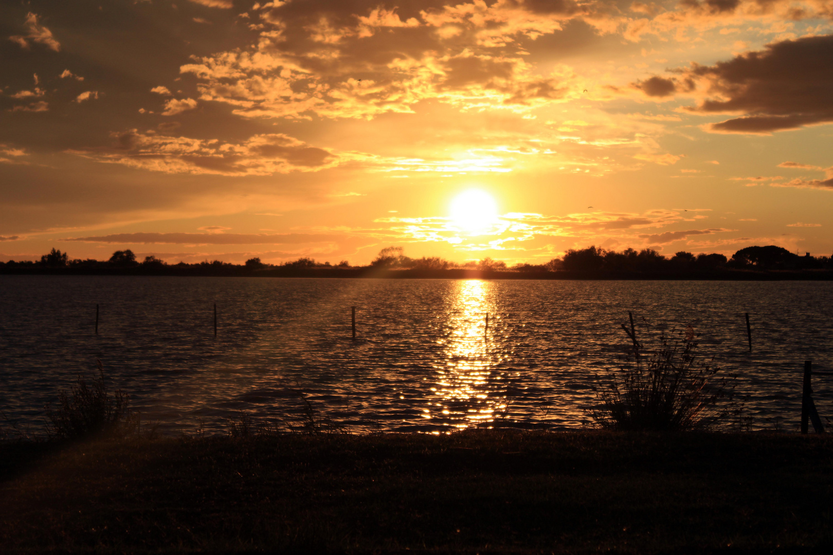 Sonnenuntergang in der Camargue