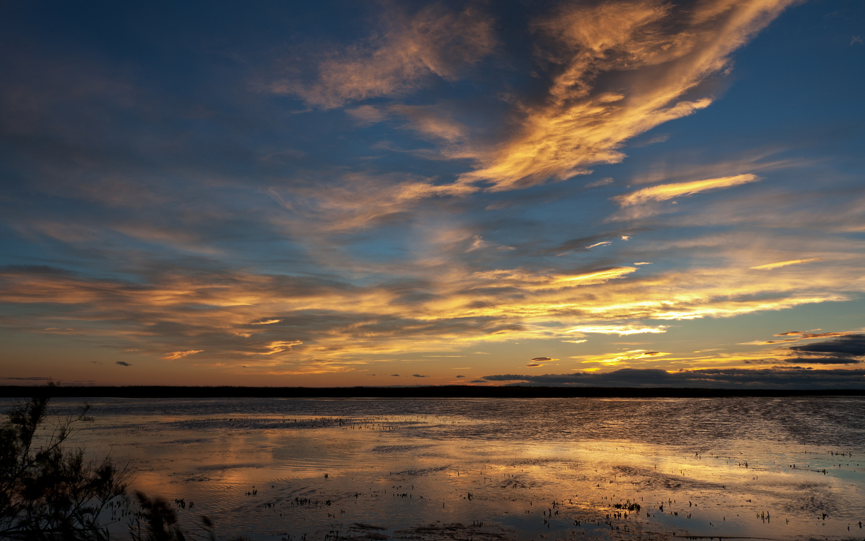 Sonnenuntergang in der Camargue