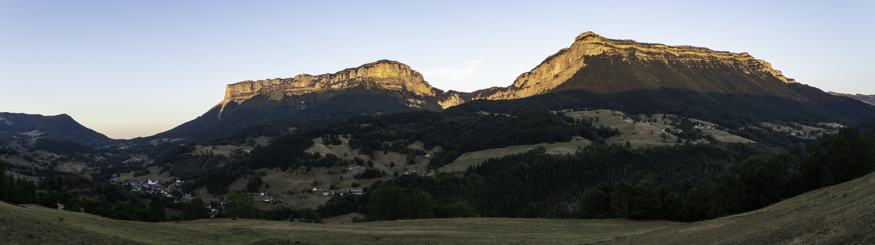 Sonnenuntergang in der Chartreuse