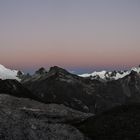 Sonnenuntergang in der Cordillera Blanca