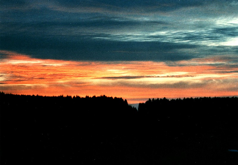 Sonnenuntergang in der Eifel 1