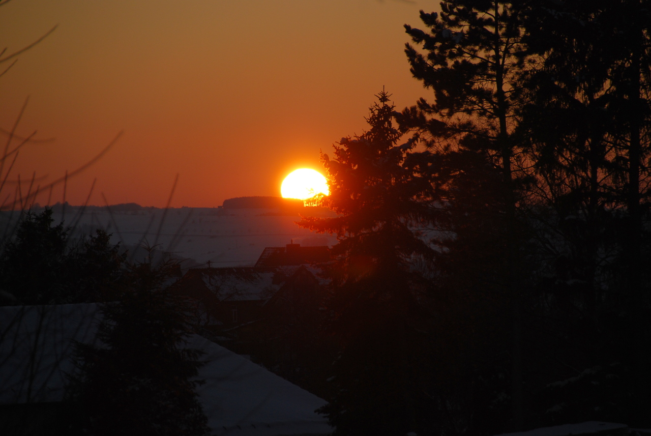 Sonnenuntergang in der Eifel (2)