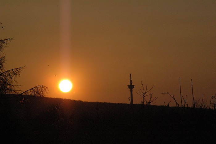 Sonnenuntergang in der Eifel