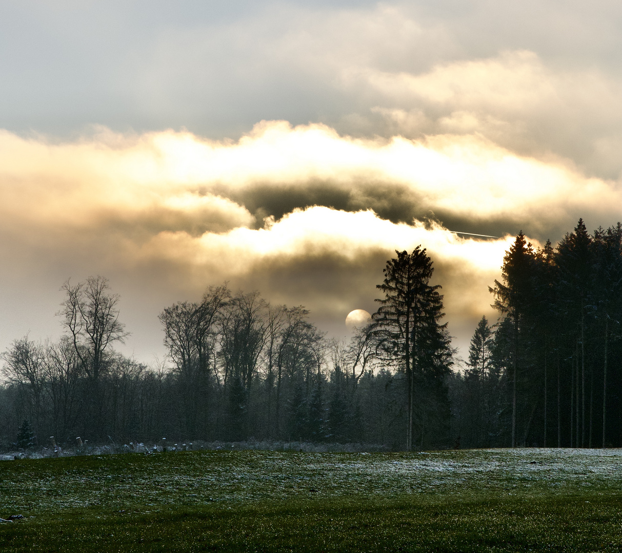 Sonnenuntergang in der Eifel