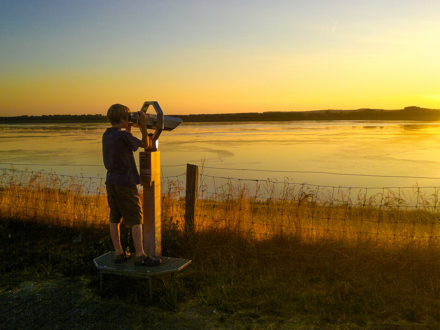 Sonnenuntergang in der Ferne