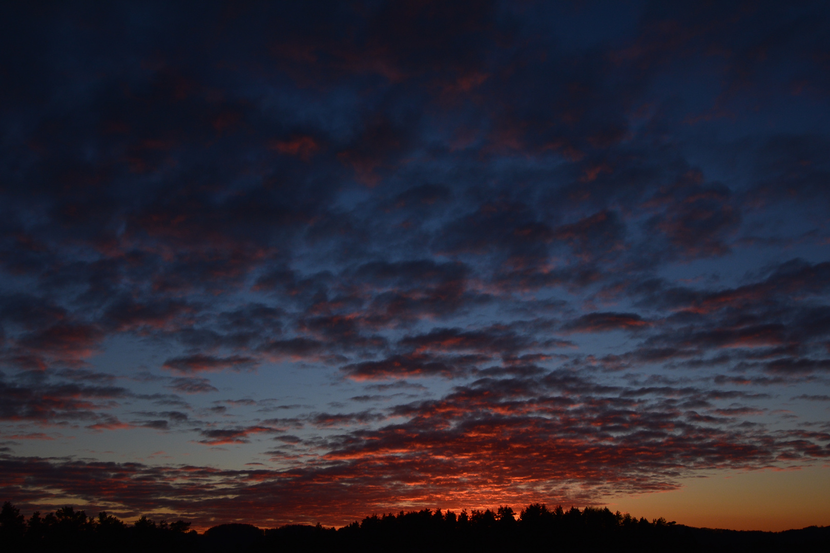 Sonnenuntergang in der Fränkischen Schweiz