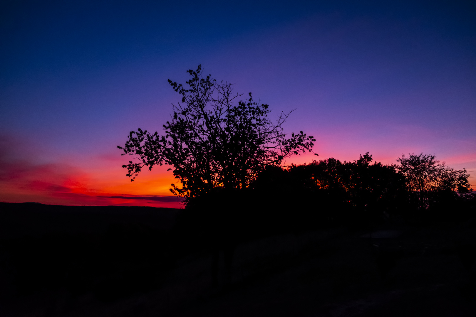 Sonnenuntergang in der Franche-Comté