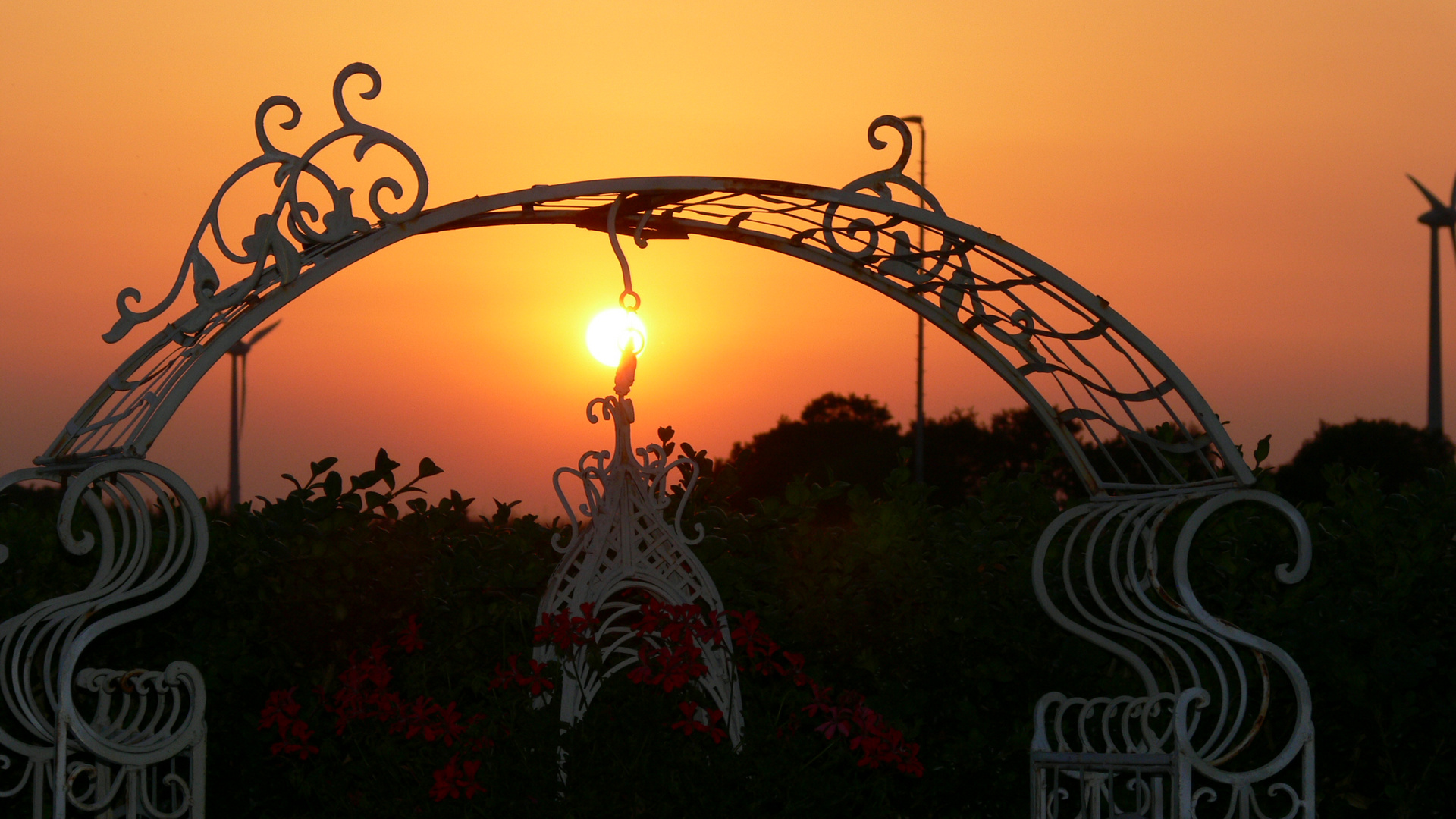 Sonnenuntergang in der Geest