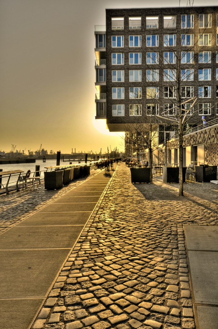 Sonnenuntergang in der Hafen-City