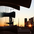 Sonnenuntergang in der Hafencity