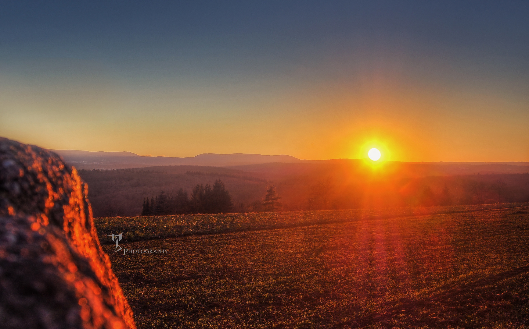 Sonnenuntergang in der Heimat