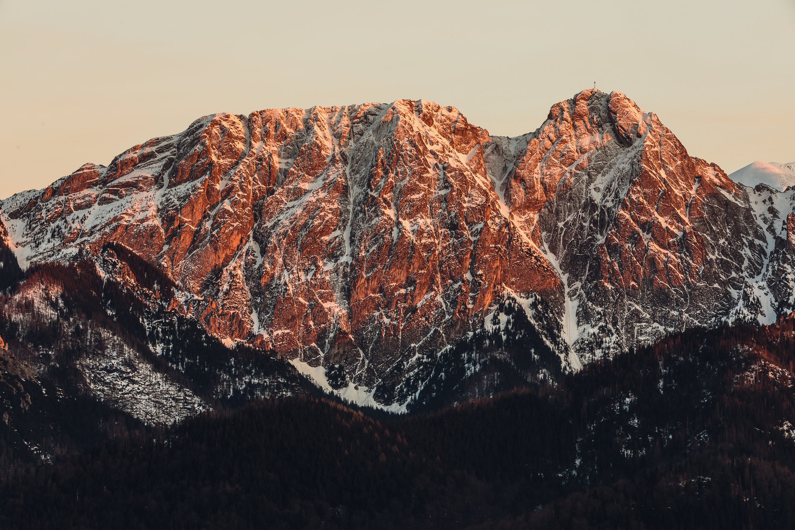 Sonnenuntergang in der Hohen Tatra