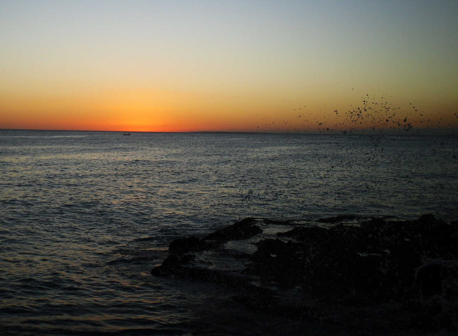 Sonnenuntergang in der Karibik