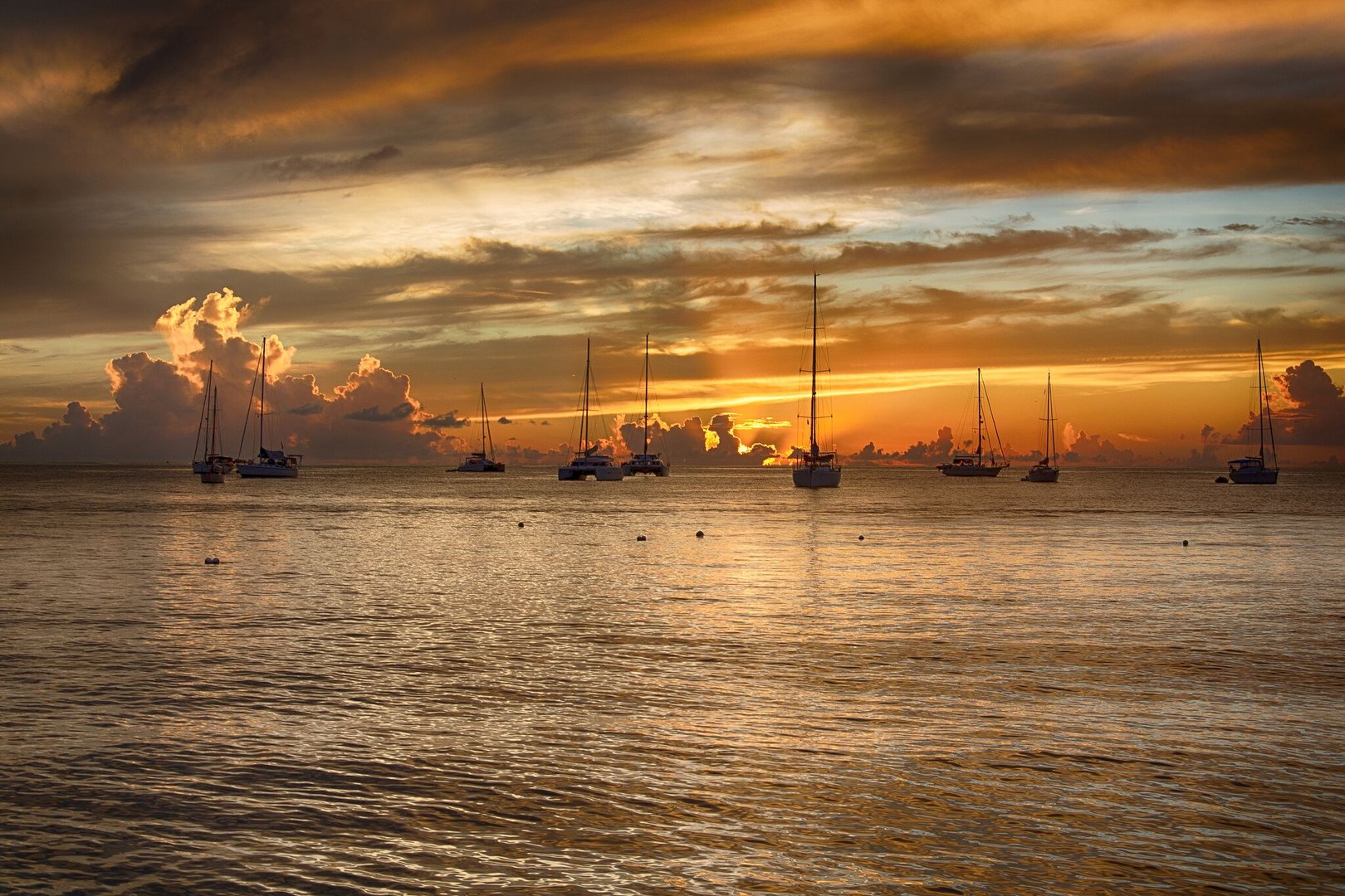 Sonnenuntergang in der Karibik (ST. Lucia)