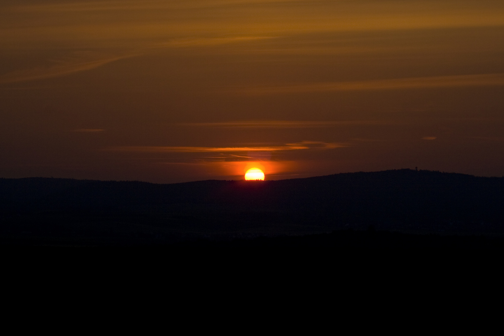 Sonnenuntergang in der Kurstadt