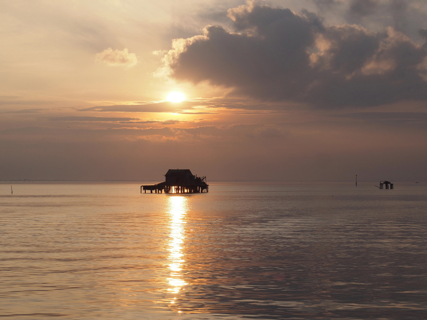 Sonnenuntergang in der Lagune