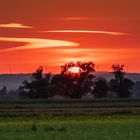 Sonnenuntergang in der Lahnaue