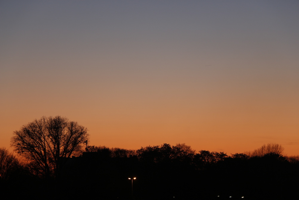 Sonnenuntergang in der Lippeaue (Aufnahme 3)