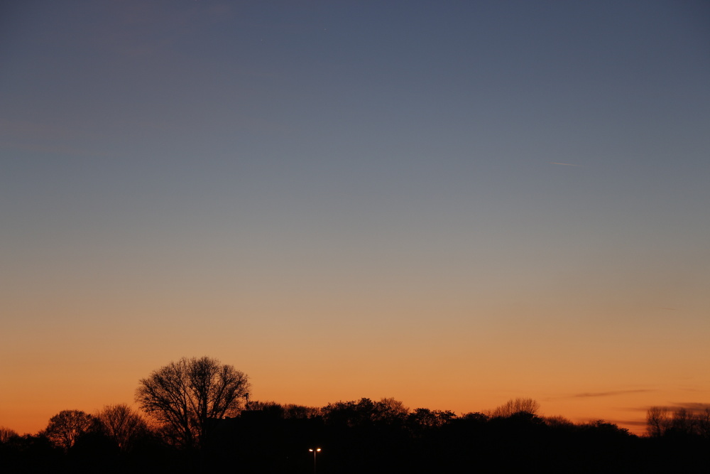 Sonnenuntergang in der Lippeaue (Aufnahme 4)