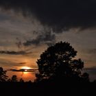 Sonnenuntergang in der Lüneburger Heide....