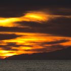 Sonnenuntergang in der Maremma (Südtoskana)