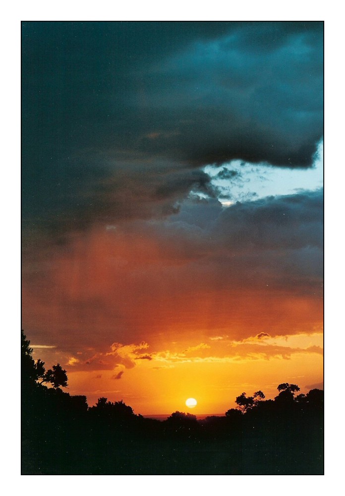 Sonnenuntergang in der Masai Mara