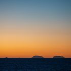 Sonnenuntergang in der Nähe des Polarkreises