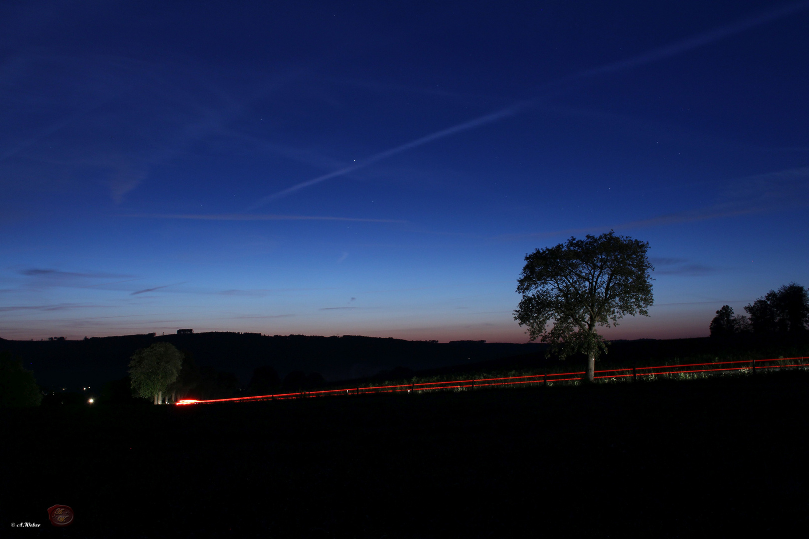 Sonnenuntergang in der nähe von Affeln NRW