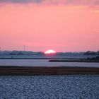 Sonnenuntergang in der Nähe von Garz auf Rügen