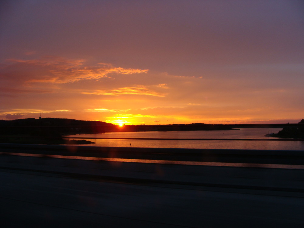 Sonnenuntergang in der Natur von Kevin G. 