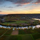 Sonnenuntergang in der Neckarschleife bei Mundelsheim