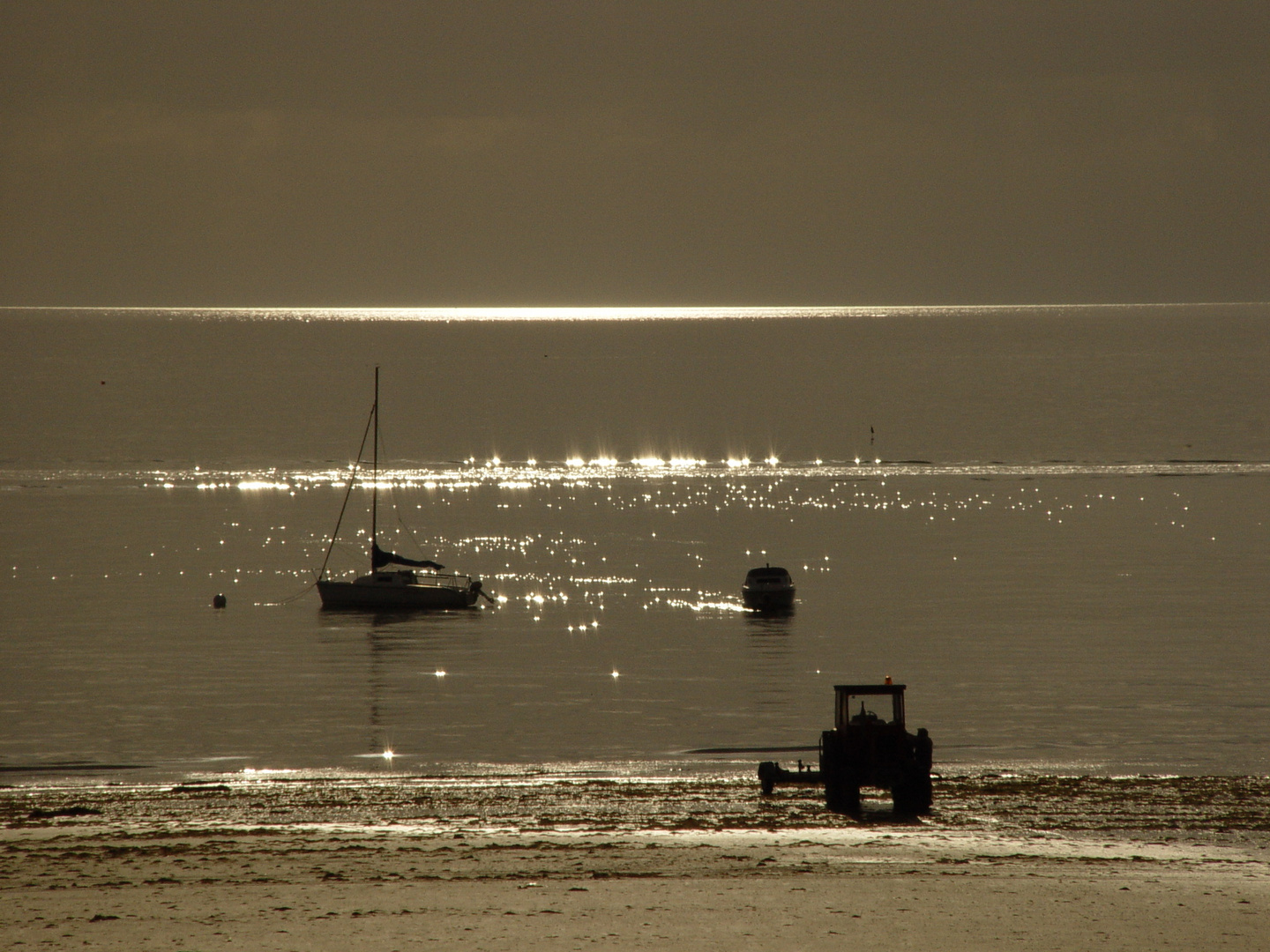 Sonnenuntergang in der Normandie