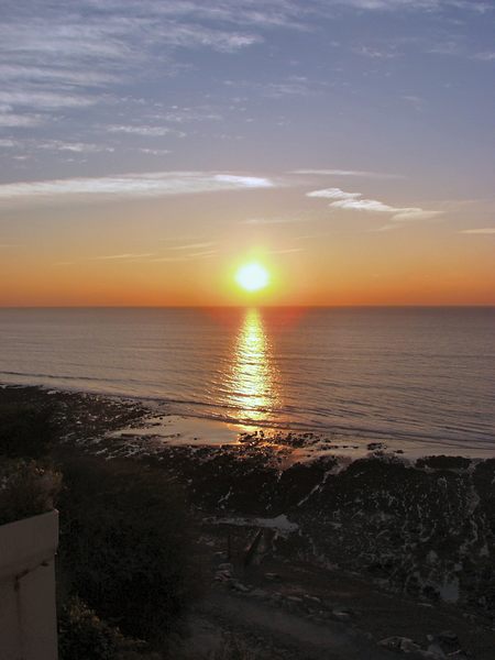 Sonnenuntergang in der Normandie