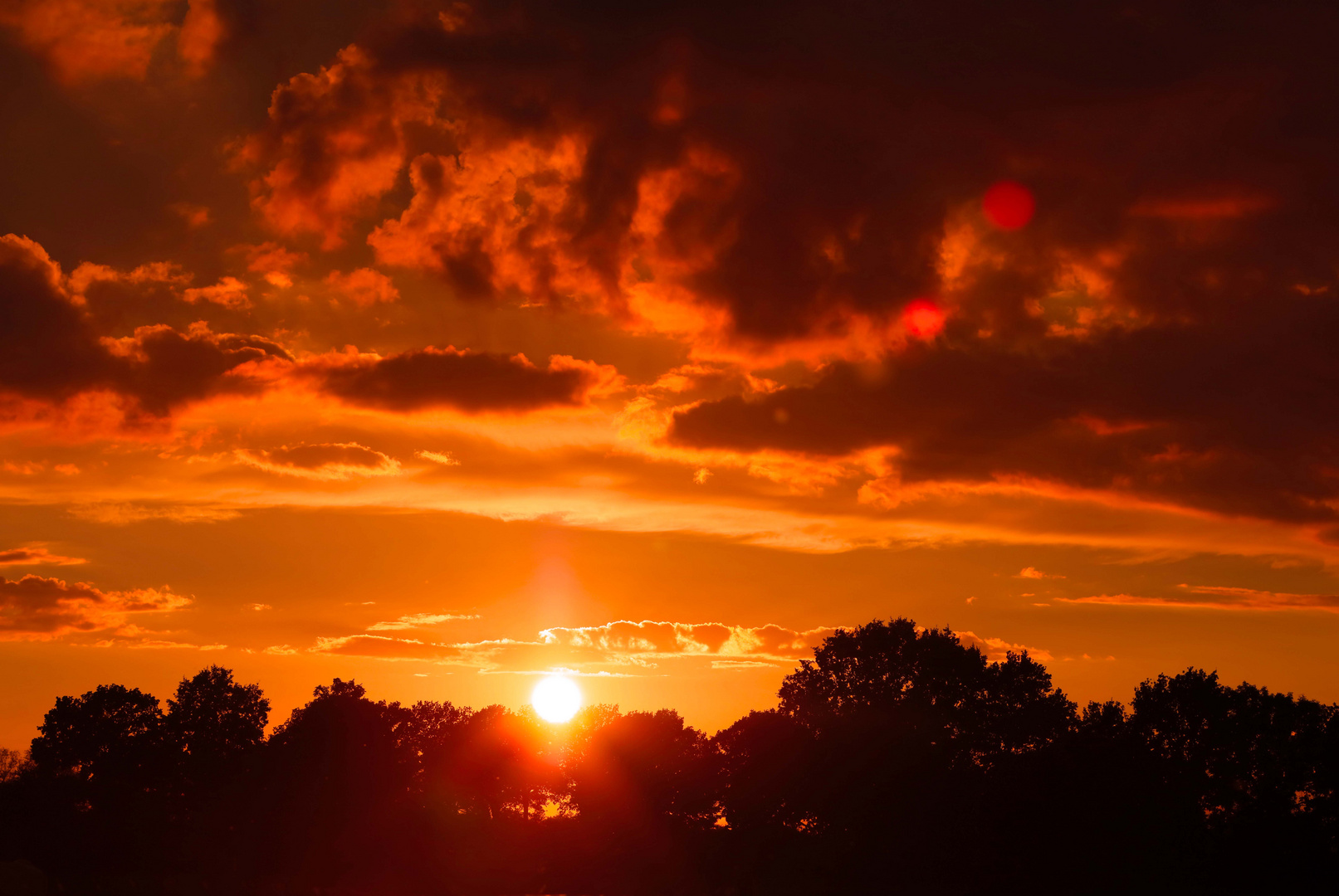 Sonnenuntergang in der Prignitz 