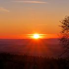 Sonnenuntergang in der Rhön