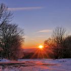 Sonnenuntergang in der Rhön