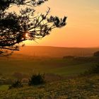 Sonnenuntergang in der Rhön